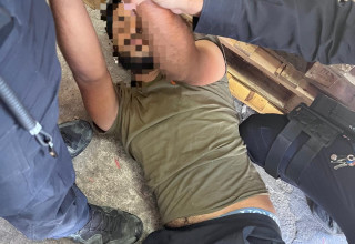 החשוד באירוע (צילום: דוברות המשטרה)