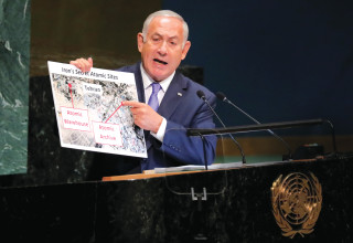 נתניהו על תכנית הגרעין האיראנית (צילום: רויטרס)