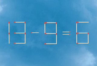 האם תצליחו לפתור את המשוואה באמצעות הזזת גפרור אחד בלבד? (צילום: מערכת מעריב)