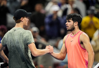 יאניק סינר, קרלוס אלקראס (צילום: GettyImages, Shi Tang)