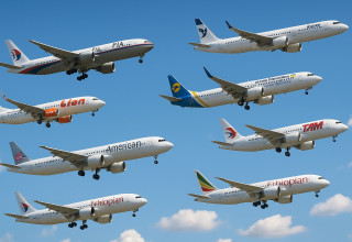 מטוסים של חברות תעופה שונות. סכנה בשמיים (צילום: מעריב אונליין)