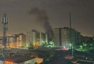 תקיפה באיראן 13.6.25 (צילום: רשתות ערביות)