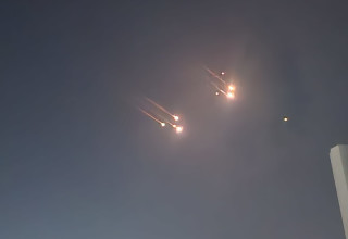 יירוטים - מטח מאיראן (צילום: ללא קרדיט)