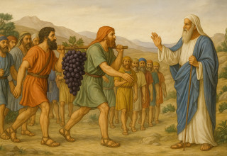 פרשת המרגלים (צילום: AI)