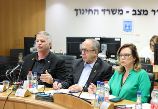 דיון במשרד החינוך (צילום: מירי שמעונוביץ', לע"מ)