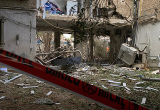 זירת נפילה בתל אביב (צילום: אבשלום ששוני)