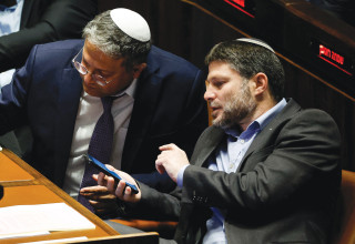 בצלאל סמוטריץ' ואיתמר בן גביר (צילום: רויטרס)