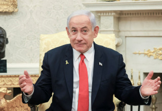 בנימין נתניהו (צילום:  REUTERS/Kevin Mohatt)