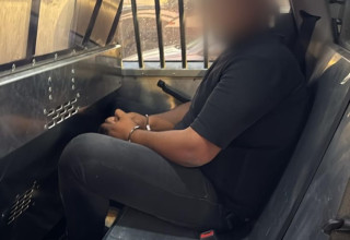 מעצר החשוד ברצח מוחמד המאם (צילום:  דוברות המשטרה)