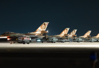 חיל האוויר במהלך מבצע "עם כלביא", לפני התקיפות באיראן (צילום: דובר צה"ל)