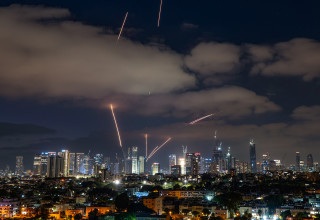 יירוטים בשמי תל אביב ב-15 ביוני 2025 (צילום: מתניה טאוסיג פלאש 90)