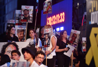 משפחות החטופים. דורשות להעמיד את יקיריהן בראש סדר העדיפויות (צילום: אבשלום ששוני)