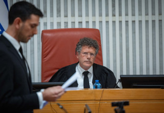 יצחק עמית בדיון על מינוי דוד זיני לראשות השב"כ (צילום: יונתן זינדל פלאש 90)