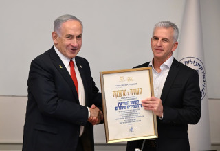 דדי ברנע, בנימין נתניהו (צילום:  חיים צח, לע"מ)