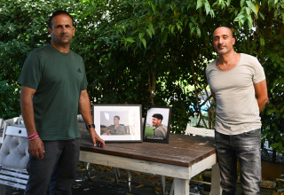 אבות שכולים, עופר פרץ, אייל רדיע (צילום: פאולינה פטימר)