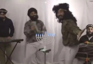זוהרן ממדאני, מחופש ליהודי (צילום: צילום מסך מתוך טוויטר)