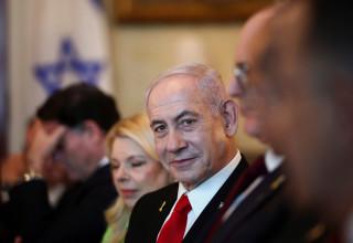 בנימין נתניהו (צילום: REUTERS/Kevin Lamarque)