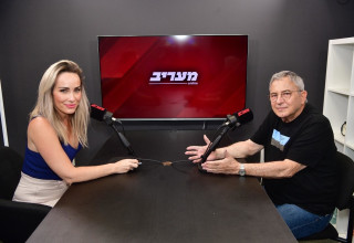 מיקי לוין וחנן יובל (צילום: אבשלום ששוני)