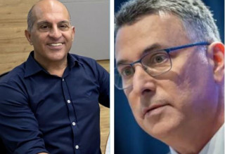 גדעון סער, ברק סרי  (צילום: 103FM,יונתן זינדל פלאש 90)
