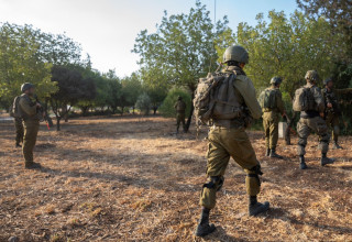 תרגיל אוגדתי של אוגדה 210 במרחב רמת הגולן (צילום: דובר צהל)