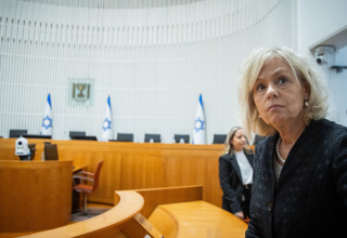 גלי בהרב-מיארה בבית המשפט (צילום: פלאש 90)