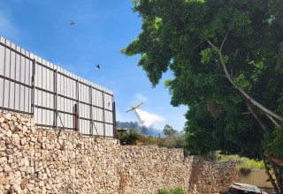 תיעוד פעולות כיבוי האש בעקבות השריפה שפרצה בהר הקפיצה (צילום: כב"ה צפון)