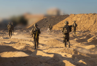 פעילות כוחות צוות הקרב של חטיבה 7 בצפון רצועת עזה (צילום: דובר צה"ל)