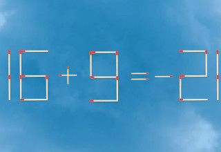 האם תצליחו לפתור את המשוואה באמצעות הזזת גפרור אחד בלבד? (צילום: מערכת מעריב)