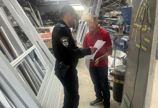 צו סגירה לעסק בעוטף עזה (צילום: דוברות המשטרה)