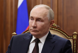 ולדימיר פוטין (צילום: Sputnik/Mikhail Metzel/Pool via REUTERS)