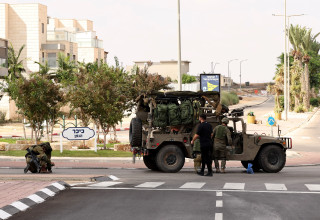 אופקים אחרי שבעה באוקטובר (צילום: מישל אמזלג)