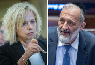 אריה דרעי, גלי בהרב מיארה (צילום: יונתן זינדל, פלאש 90,חיים גולדברג פלאש 90)