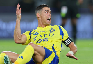 שחקן אל נאסר, כריסטיאנו רונאלדו (צילום: GettyImages, Abdullah Ahmed)