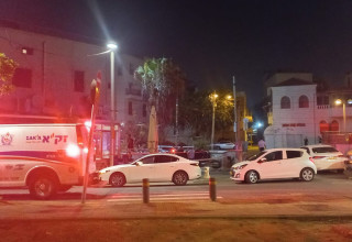 זירות האירוע ביפו (צילום: דוברות זק"א)