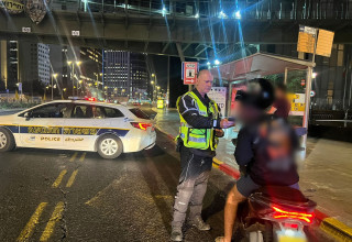 פעילות אכיפת תנועה במרחב דן (צילום: דוברות המשטרה)