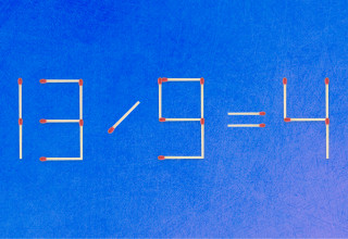 האם תצליחו לפתור את המשוואה באמצעות הזזת גפרור אחד בלבד? (צילום: מערכת מעריב)