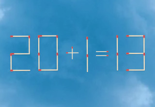 האם תצליחו לפתור את המשוואה באמצעות הזזת גפרור אחד בלבד? (צילום: מערכת מעריב)