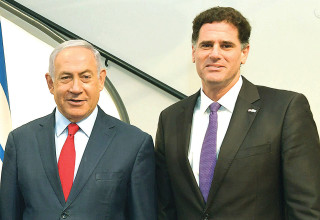 רון דרמר, בנימין נתניהו (צילום: קובי גדעון, לע"מ)
