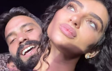 פרידה עוזיאל ובן זוגה (צילום: צילום מסך אינסטגרם)