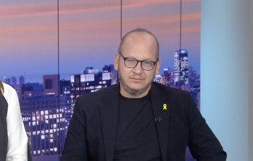 חיים לוינסון בתוכנית "אופירה ולוינסון" בערוץ 12 (צילום: צילום מסך ערוץ 12)