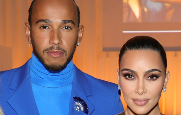 קים קרדשיאן, לואיס המילטון (צילום: Jamie McCarthy/Getty Images for WSJ. Magazine Innovators Awards)