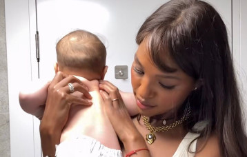 טיטי איינאו ובנה השני עוז (צילום: אינסטגרם)