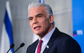 יאיר לפיד (צילום: אבשלום ששוני)