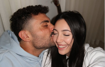 יובל רפאל ועידו מלכה בתמונה זוגית ראשונה (צילום: מתוך אינסטגרם)