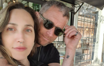 שחר גל ובת הזוג החדשה (צילום: שימוש לפי סעיף 27א')