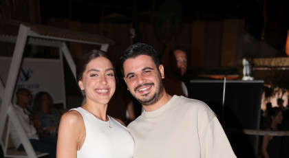 לינור סביניק ובעלה  (צילום: אור גפן)
