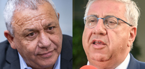 יעקב ברדוגו, גדי איזנקוט (צילום: Noam Revkin Fenton/Flash90, Arie Leib Abrams/Flash90)