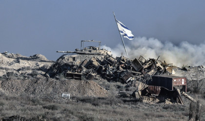 כוחות צה"ל בעזה (צילום: צפריר אביוב, פלאש 90)