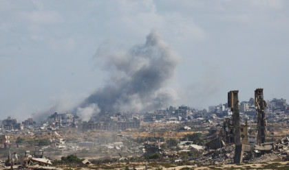הרס בעזה (צילום: REUTERS/Mahmoud Issa)