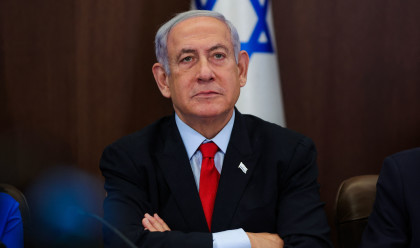 בנימין נתניהו (צילום: ABIR SULTAN/POOL/AFP via Getty Images)